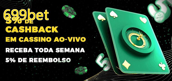 Promoções do cassino ao Vivo 699bet